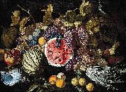 RUOPPOLO, Giovanni Battista Bodegon con frutas de Giovanni Battista Ruoppolo oil on canvas